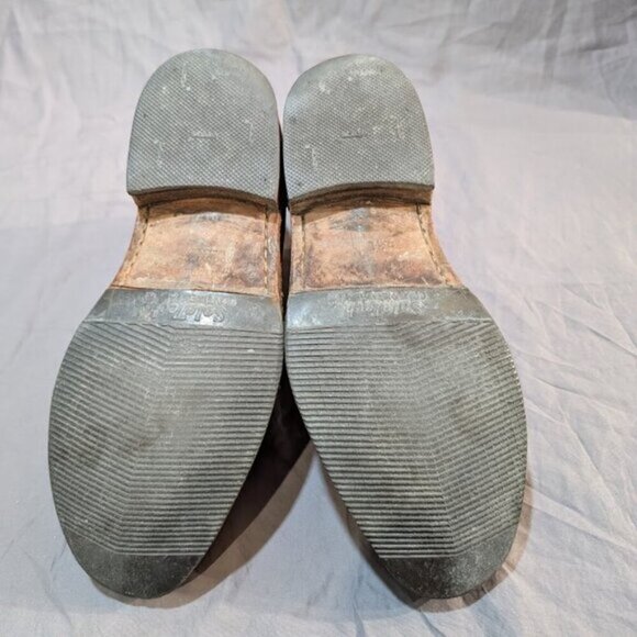 Jose Markham Brogue Tan Leather Cap Toe Ankle Boots Men Size 8 - Picture 10 of 10